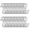 HARFINGTON 50pcs S Hooks 3.5" Metal Hanging S Shaped Hooks