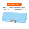 Kutsuwa CH212LB, Pen Case, Pencil Holder, Pittanton, 2-Door, Light Blue