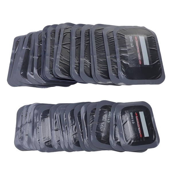 40Pcs Tire Patch, Dual Sizes Rubber Thickened Strong Adhesive Strong
