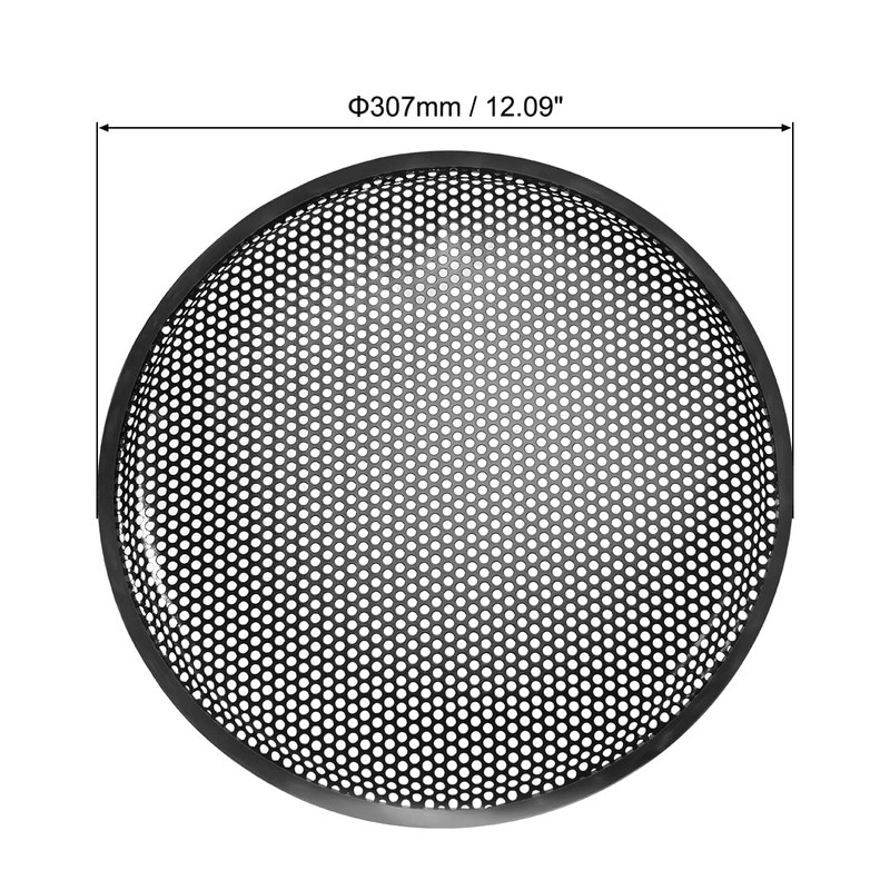 sourcing map 12 Inch Speaker Waffle Grill Metal Mesh Audio