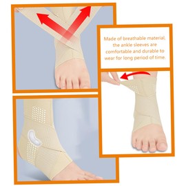 SAFIGLE Ankle Brace Sleeve Compression Support for Sports Adjustable Ankle Protector Built-in Padding Suitable for Men and Women for Basketball and Running
