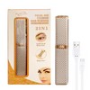2-in-1 Rechargeable Facial Hair Remover & Eyebrow Trimmer for Women