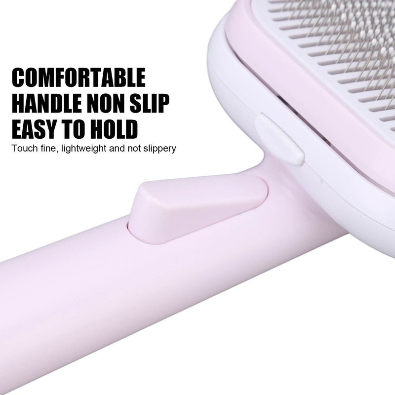 5 in 1 Pet Slicker Brush One Button Hair Removal