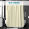 Blue Canyon, Shower Curtains Cream 180x180