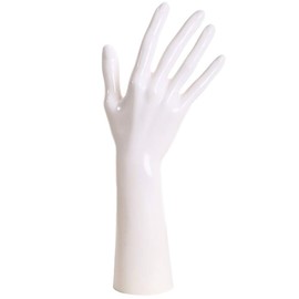 morytrade Women's Hand Mannequin Torso Mannequin Drawing Model Female Right Hand 30cm (White)