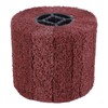 Wire Drawing Wheel Brush Drum Burnishing Cross Rubber Core Polishing