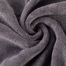 SGCB 2 Pack Premium Car Microfiber Towels, 16” x 24” Car Drying Wash Towels Extra Plush Super Absorbent Scratch & Swirl & Lint Free Detailing Polishing Buffing Finishing Towels - Gray