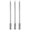 sourcing map 3pcs H3.0 Hex Head Drill Bit Wrench 3mm