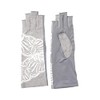 GlovesDEPO Women's Arm Cover, Cool Touch, Floral Pattern, Lace, Short,