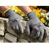 ACKTRA Ultra-Thin PU Safety WORK GLOVES 12 Pairs, WG002 Black/Grey,
