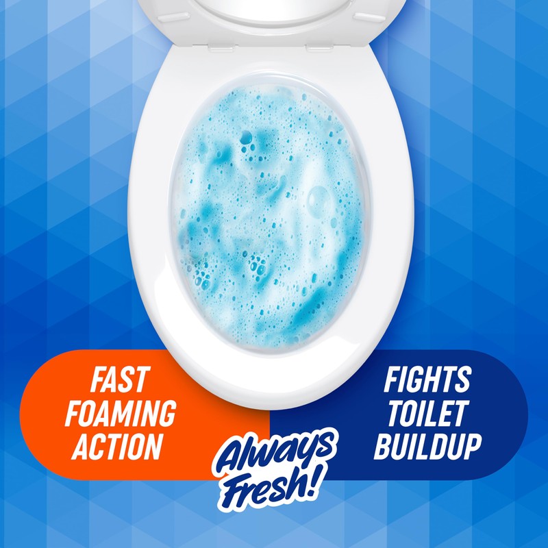Ty-D-Bol Ultra Foam Toilet Bowl Cleaner - Provides Up to