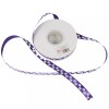 Groomer Essentials Purple Satin Ribbon with Paw Prints - Pack