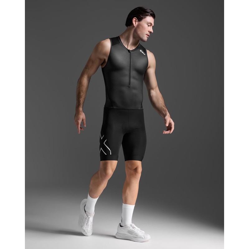 2XU Men's Core Trisuit - Black/White - Small
