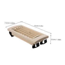 Alipis Adjustable Air Vent Deflector for Clip Floor Vent Cover for Air Conditioner Outlet Enhances Cooling Efficiency Easy Installation Grille for Home Office