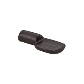 Solid Steel Shelf Rest, 5mm Pin - Black (100 Pk)