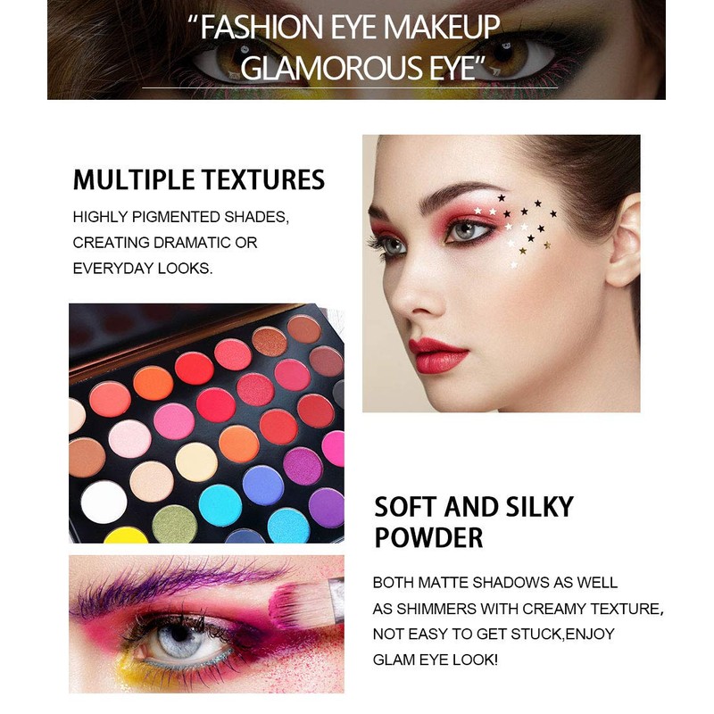 Beauty Glazed 35 Color Eye Shadow Palette, Eye Shadow Palette,