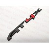 Auto 3PCS Doors Rear Matte Black AT4X OVERLAY Emblem 2023+