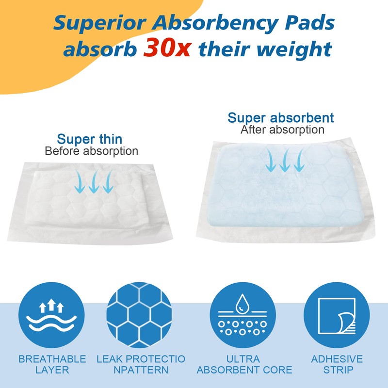 Dog Diaper Liners （Regular 200 Count） Absorbent and Super Soft