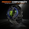 4 Pack Designed for Garmin Instinct 3 45mm Tempered Glass
