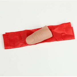 Zittop Disappearing Silk Fake Thumb Tip Magic Trick Gimmick (2 Pack)