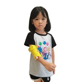 Elbow Immobilizer Splint & Arm Restraint Wrap for Babies Kids-Prevent HAND-TO-FACE habits Prevent Thumb Sucking Habit, Scratching Face, Pulling IV Tubes