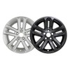 Brighter Design Set of 4 Gloss Black 5 Split Spoke