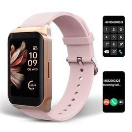 FreshFun Smartwatch 1.57in Reloj Inteligente Mujer/Hombre, Pulsera inteligente con Llamada Bluetooth Impermeable IP68, Reloj Deportivo con Monitor de Sueño/Calorías/Podómetro/Ritmo Cardíaco,2025 Nuevo