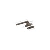 Left Hand Bronze Casement Window Locking Handle; 1-1/2" Screw Holes