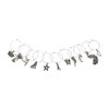 11 Piece Girl Power Themed Wine Charm Set