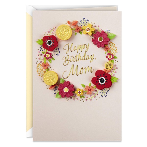 Hallmark Signature Birthday Card for Mom (Grateful for You)