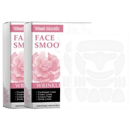 384 Stück Falten Pflaster Gesicht,Anti Falten Pflaster,für Strahlende,Jünger Aussehende Haut,Anti Wrinkle Patches,Geeignet für Hals Stirn Augen Mundwinkel