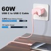 Phone 16 Fast Charger, 60W 10FT USB C Cable,Type C