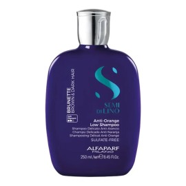 Shampoo Alfaparf Semi Di Lino Brunette Anti-orange X 250ml.
