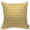HOSNYE Bee Honeycombs Throw Pillow Case Cushion Covers Yellow and