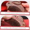 Minkissy 2pcs Natural Sandalwood Hair Comb Fine Tooth Comb for