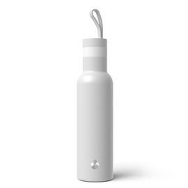 Dafi EASY Thermos Flask, White, 490 ml, Made of Stainless Steel, BPA-Free, Insulated Bottle for Hot and Cold Drinks up to 12 Hours - No Odours Coffee Pot & Leak-Proof Thermos Flask