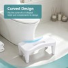 Poop Stool Toilet White Adults for Bathroom, 5.9" to 8.5"
