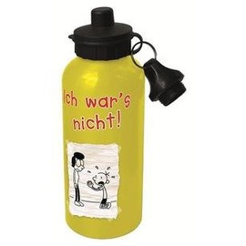 Gregs Drinking Bottle 'Ich war's nicht!' Yellow