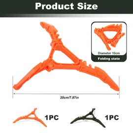 2PCS Gas Canister Stand, Foldable Gas Tank Bracket Outdoor Portable Camping Gas Bottle Holder Tripod Stand Fit for 110g / 220g /230/ 450g Canister for Hiking Picnic Cooking