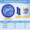 Silvonte 5x5 Ft Pool Pillow for Above Ground Pools, Heavy