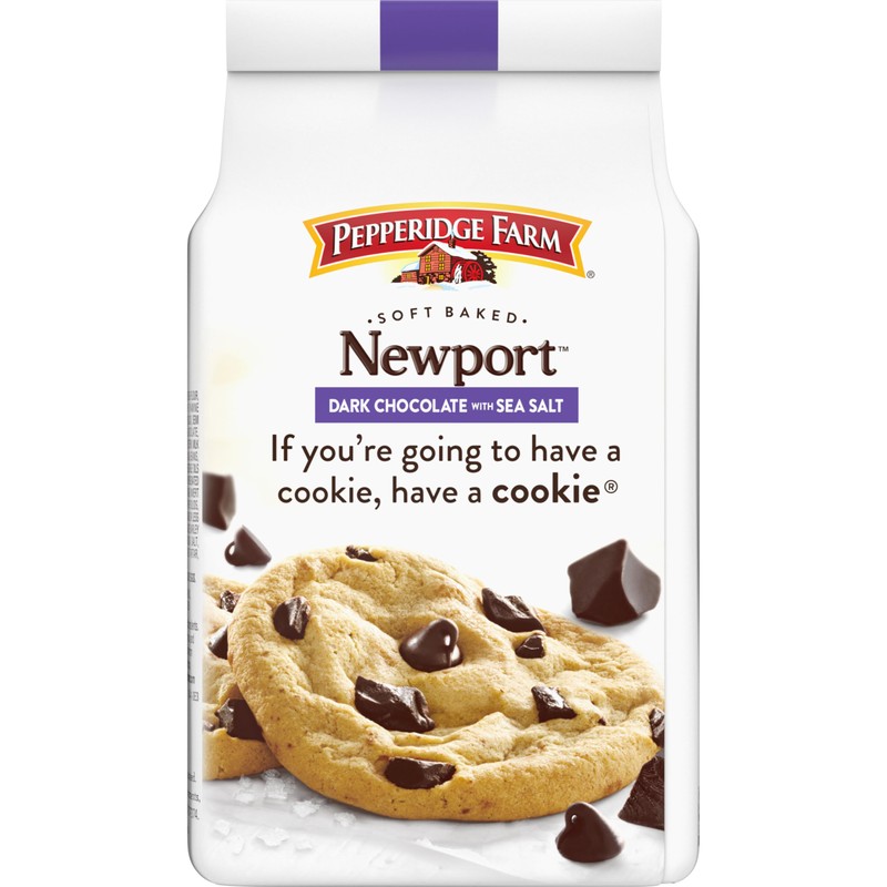 Pepperidge Farm Soft Baked Newport Dark Chocolate Cookies with Sea