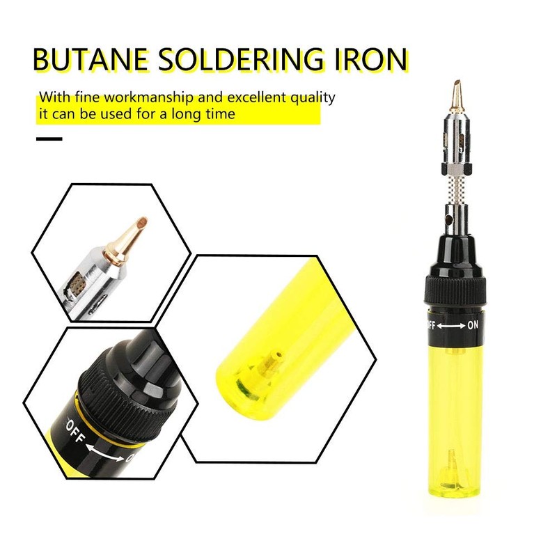 Cordless Butane Iron - Mini Torch Pen, Gas Blowtorch for
