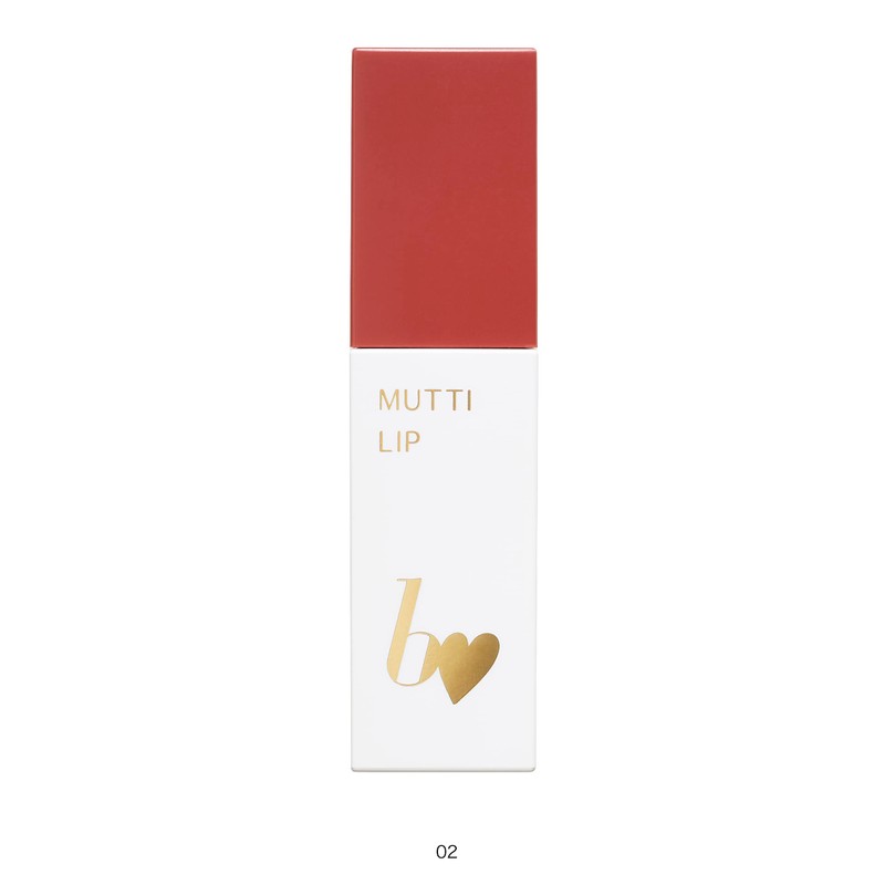 b idol Mutchi Lip R 02 Feath Red 0.1 oz