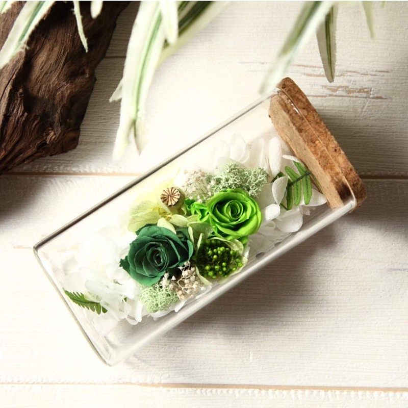 Teat Sight Preserved Flower Flower Bottle Gift Box Soleil (Rose,
