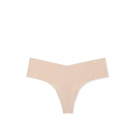 Victoria's Secret Smooth No Show Thong Underwear, Panties for Women, Mousse (XXL)