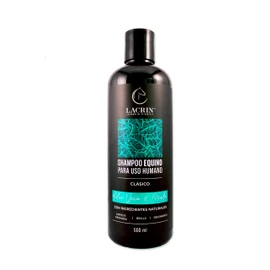 Lacrin Menta & Aloe Vera Champu de Caballo para Uso Humano, 500 ml