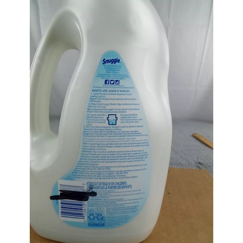 Snuggle Ultra Snuggle Sensitive Liquid Fabric Softener Hypoallergenic 32 fl