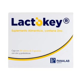PANALAB Lactokey Suplemento Zinc Y Probióticos Caja 30 Sobres De 2g | 2g por sobre