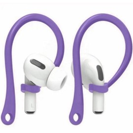 EEZ Silicone Sports Anti-lost Ear Hook For AirPods 1 2 3 4 Pro Strap Earhook Holder - Purple
