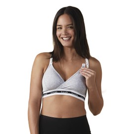 Bravado! Original Soft Nursing and Maternity Bra 1014 (M, Dove Heather), 36D